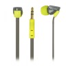 Внутриканальные наушники SmartBuy® TECHNA, плоский кабель, желт/серые (SBE-7210)/120