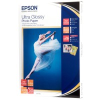 Фотобумага 13х18 Epson C13S041944 50 Л. 300 Г/М2 Ultra Glossy Paper