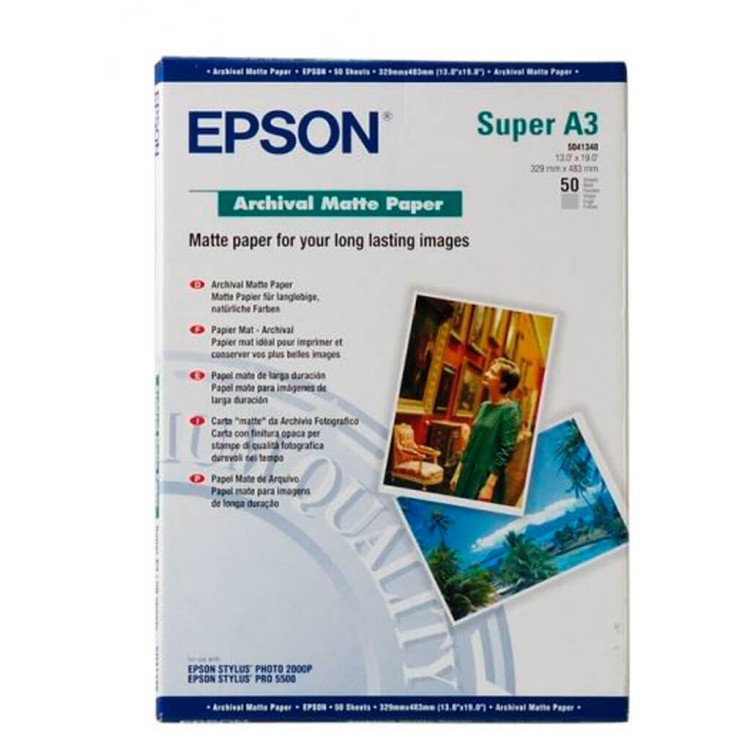 Бумага Epson Matter Paper A3+ C13S041340