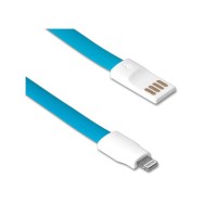 Кабель Smartbuy USB - 8-pin для Apple, магнитный, длина 1,2 м, голубой (iK-512m blue)/500