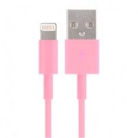 Кабель Smartbuy USB - 8-pin для Apple, цветные, длина 1,2 м, розовый (iK-512c pink)/500