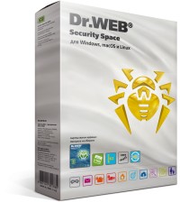 Антивирус Dr.Web Security Space на 12 м., 2 ПК, продление