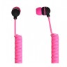 Внутриканальные наушники SmartBuy® U.F.O., растягивающийся кабель, розовые (арт.SBE-2040)/60