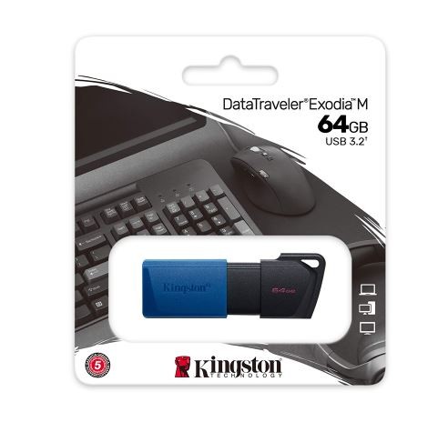 USB-накопитель Kingston DTXM/64GB Синий