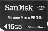 Карта памяти Memory Stick 16 GB SanDisk, SDMSPD-016G-B35