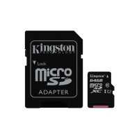 Карта памяти MicroSD 64GB Class 10 U1 Kingston SDC10G2/64GB