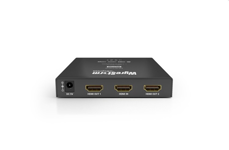 Разветвитель1x2 HDMI, с разрешением 4K HDR 4:4:4 60Hz, масштабирование с 4К до 1080р